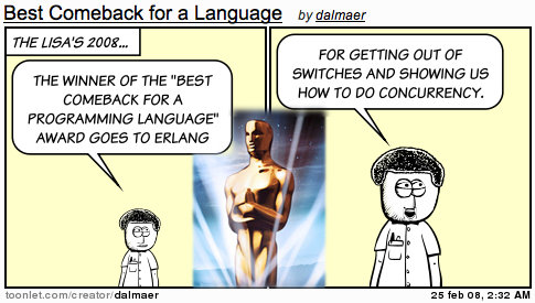 Lisa Awards: Best Comeback for a Programming Language