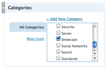 Wordpress Categories
